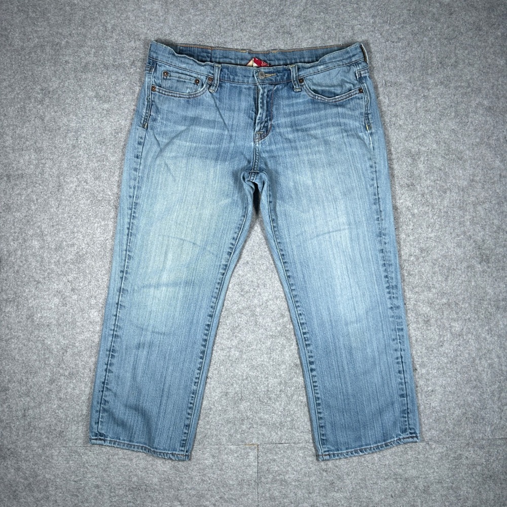 Lucky Brand denim crop womens 10/30 Blue Sweet N Low Y2K low rise casual
